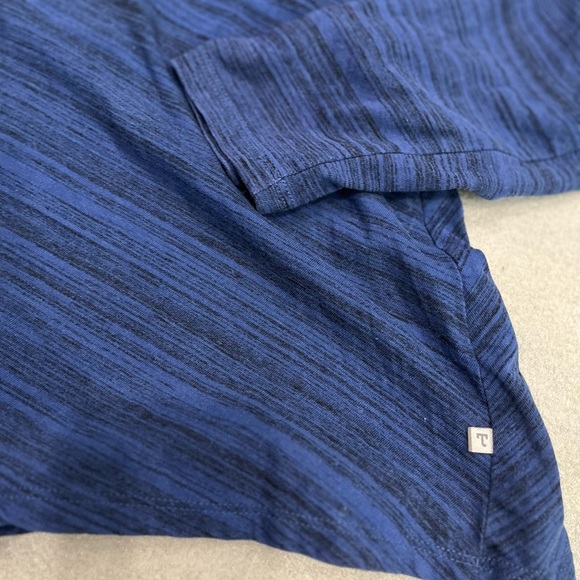 [XL] Toad&Co Imogene Fluid Tunic Top Women’s Space Dye Peplum Hem Stretch Knit - Picture 2 of 6